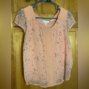 Pretty peachy pink blouse